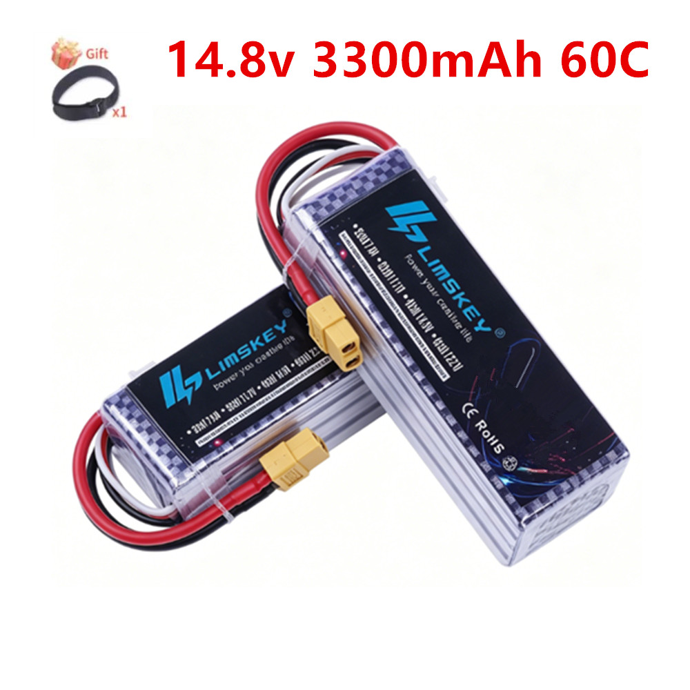 Drone Battery 4S - 4S LiPo Batterij 14.8V 3300mAh 60C/80C