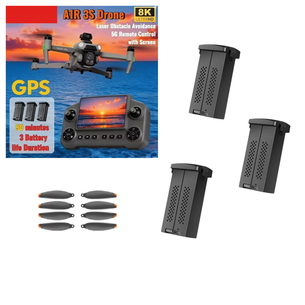 Drone Battery 3S - A1R 3S GPS-batterij 7.4V 3000mAh Originele