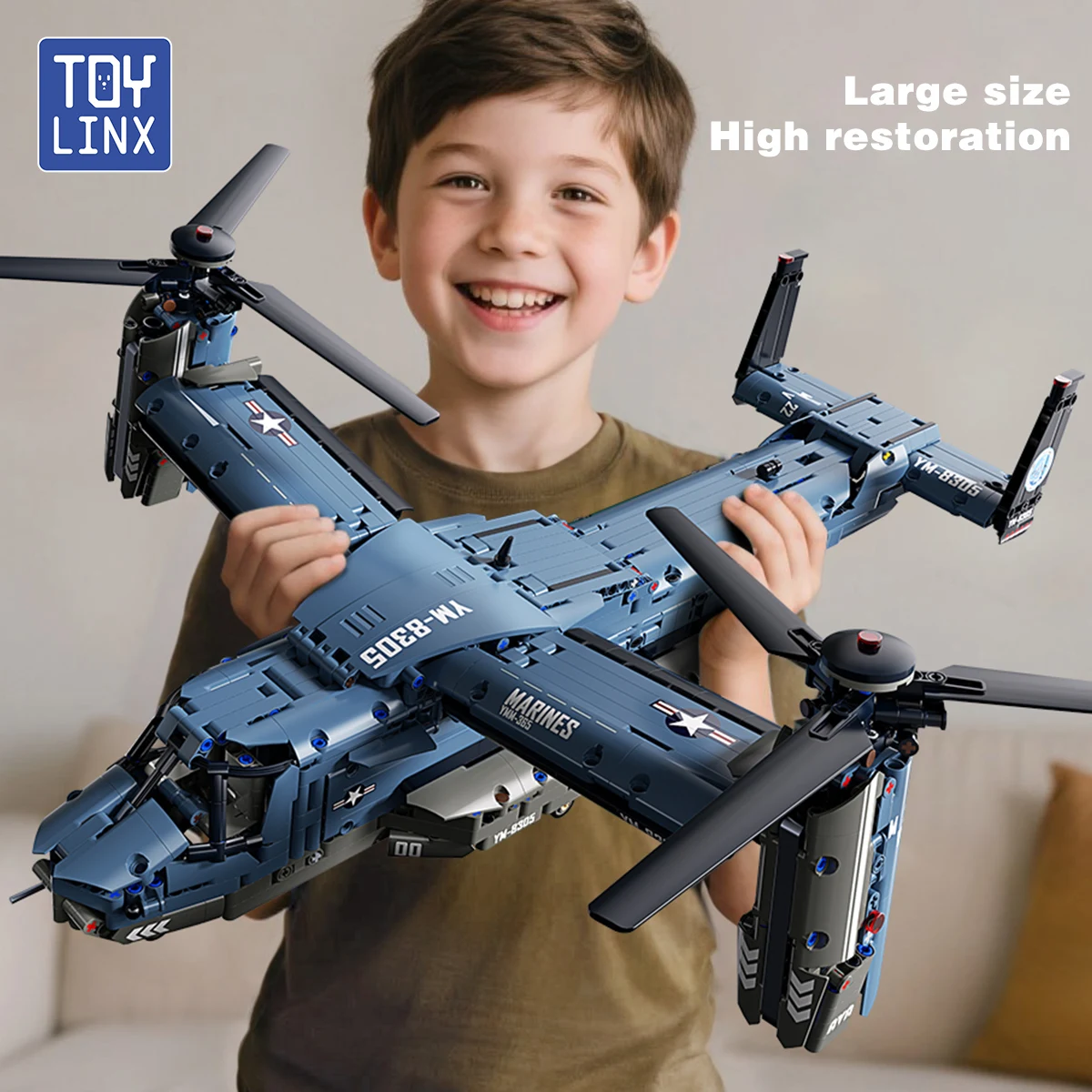 Jjrc Drone X12 - Militaire V-22 Osprey Tiltrotor Bouwstenen Set