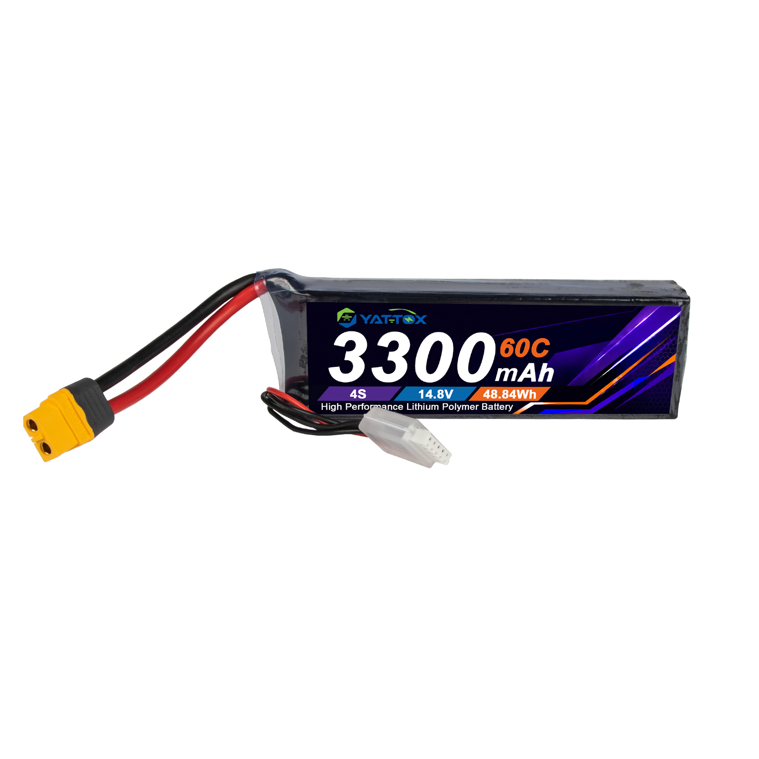 Drone Battery 4S - Yattox 4S 3300mAh 60C LiPo Batterij