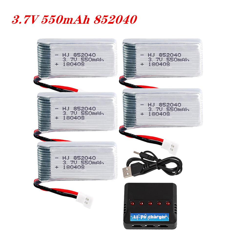 Drone Battery Charger - 3,7 V 550 mAh 25C Lipobatterij