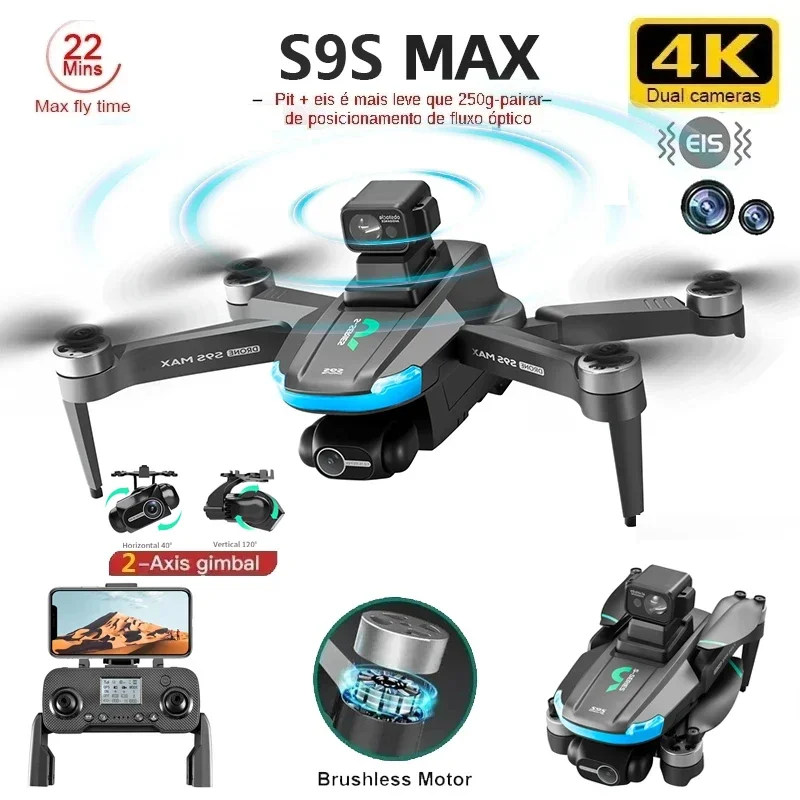 NIEUWE S9S MAX MINI Drone 4K 2 - Drone Battery Case recensie en prijs