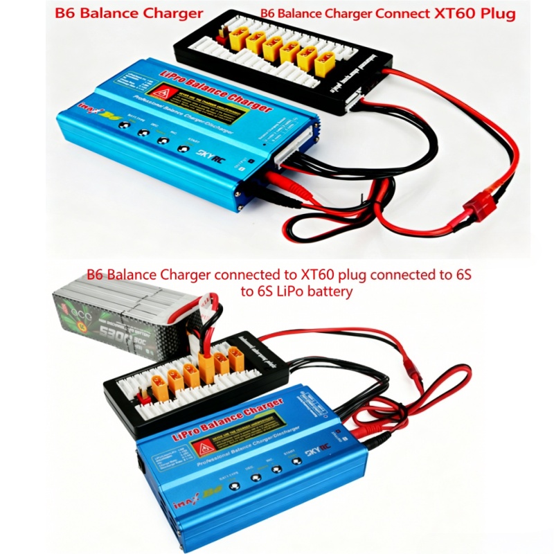 6-in-1 XT60 Parallelle Laadpla - Drone Battery Parallel Board recensie en prijs